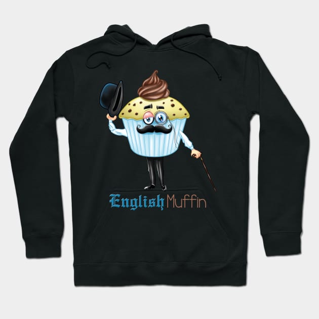 English Muffin Hoodie by Pigeon585